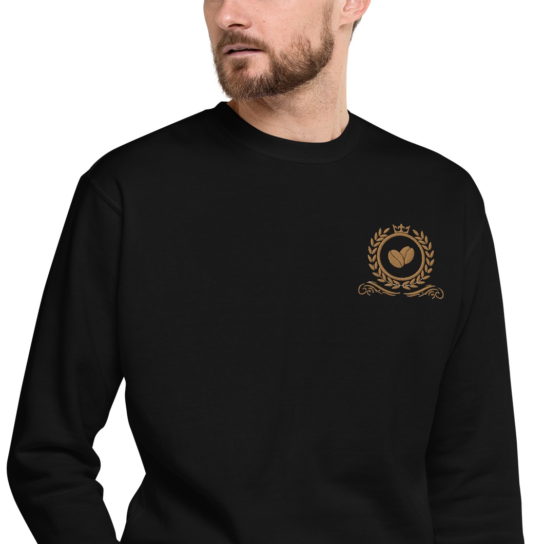The Coffee Champion Embroidered Unisex Premium Sweatshirt